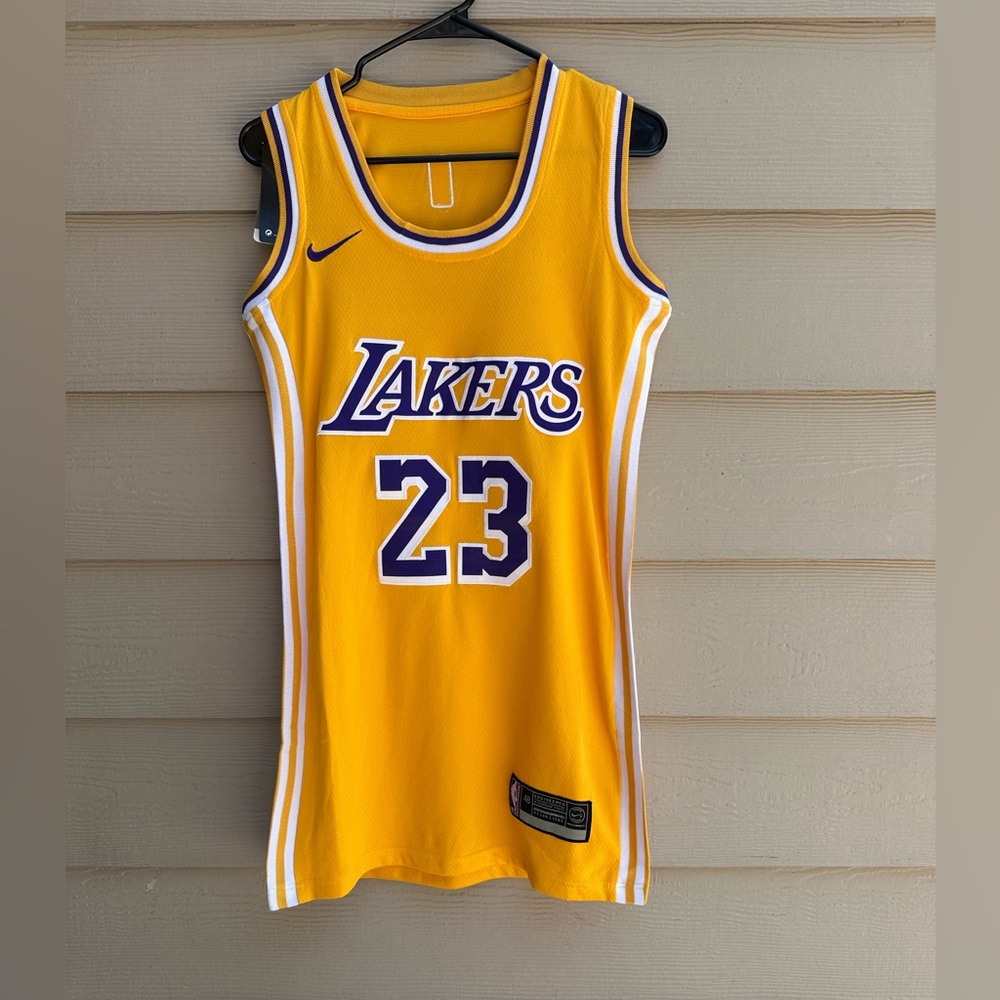 NEW Los Angeles Lakers Nike NBA LeBron James Jersey 48 Authentic Unsized B18